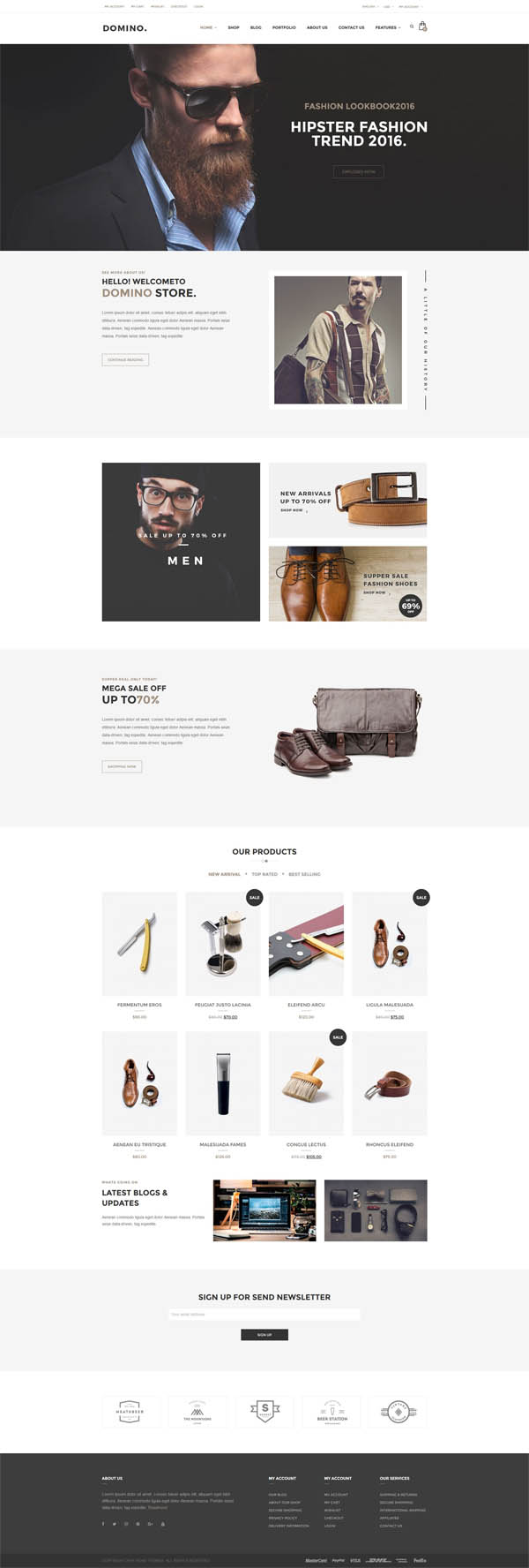 Domino – Fashion Responsive WordPress Theme