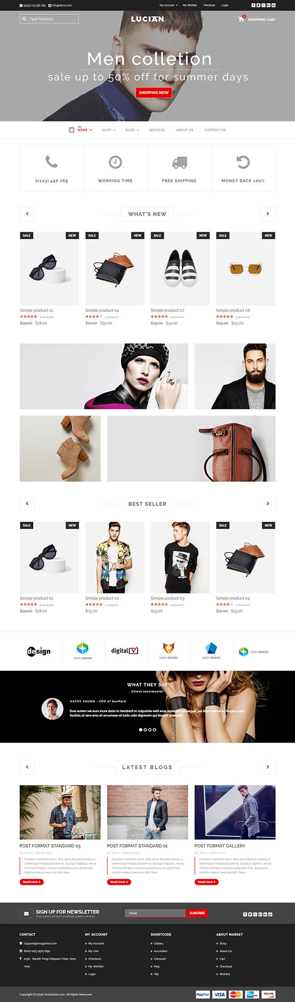 VG Lucian – Responsive eCommerce WordPress Theme