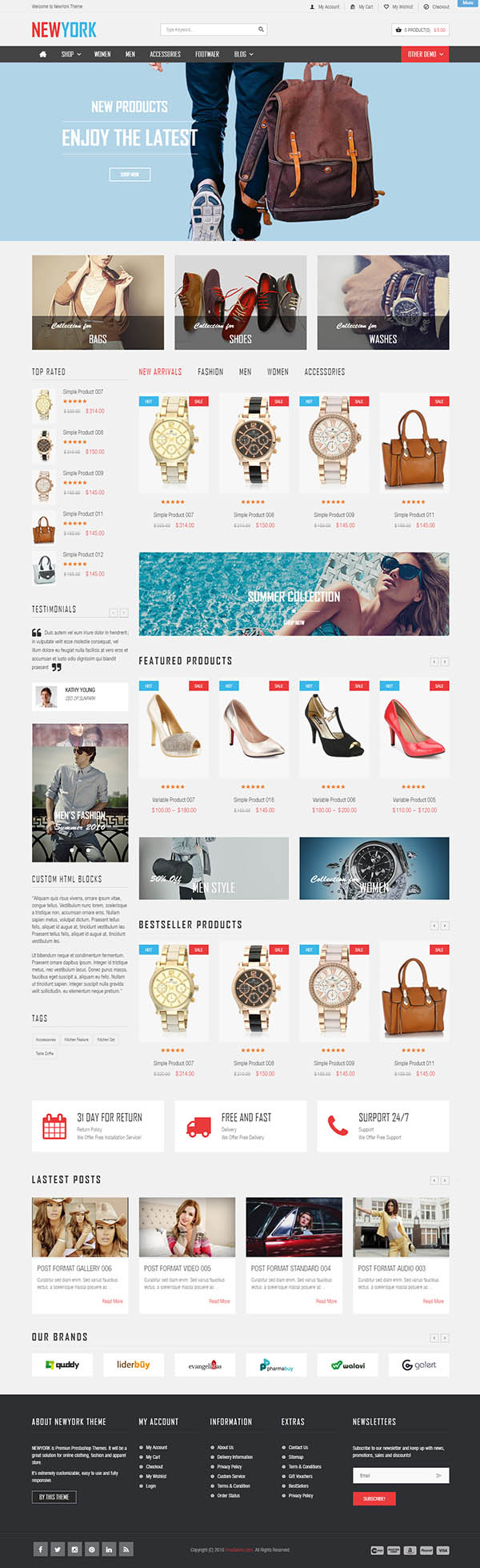 VG NewYork – Responsive WooCommerce WordPress Theme