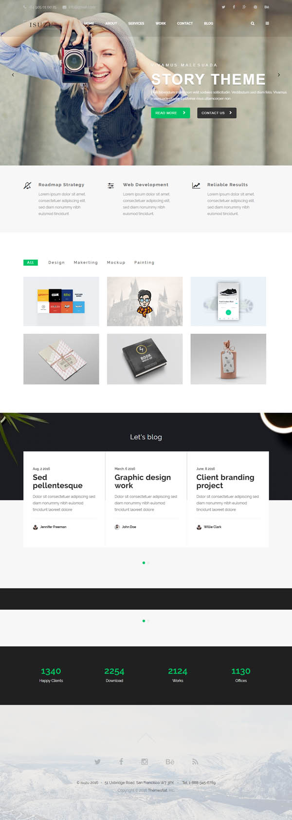 Isuzu - Creative HTML Template