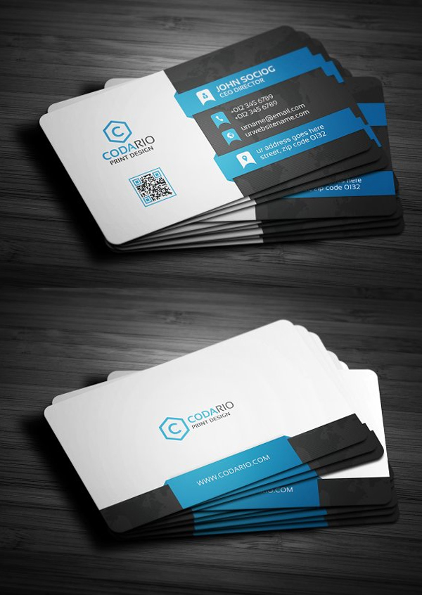 Modern Corporate Business Cards