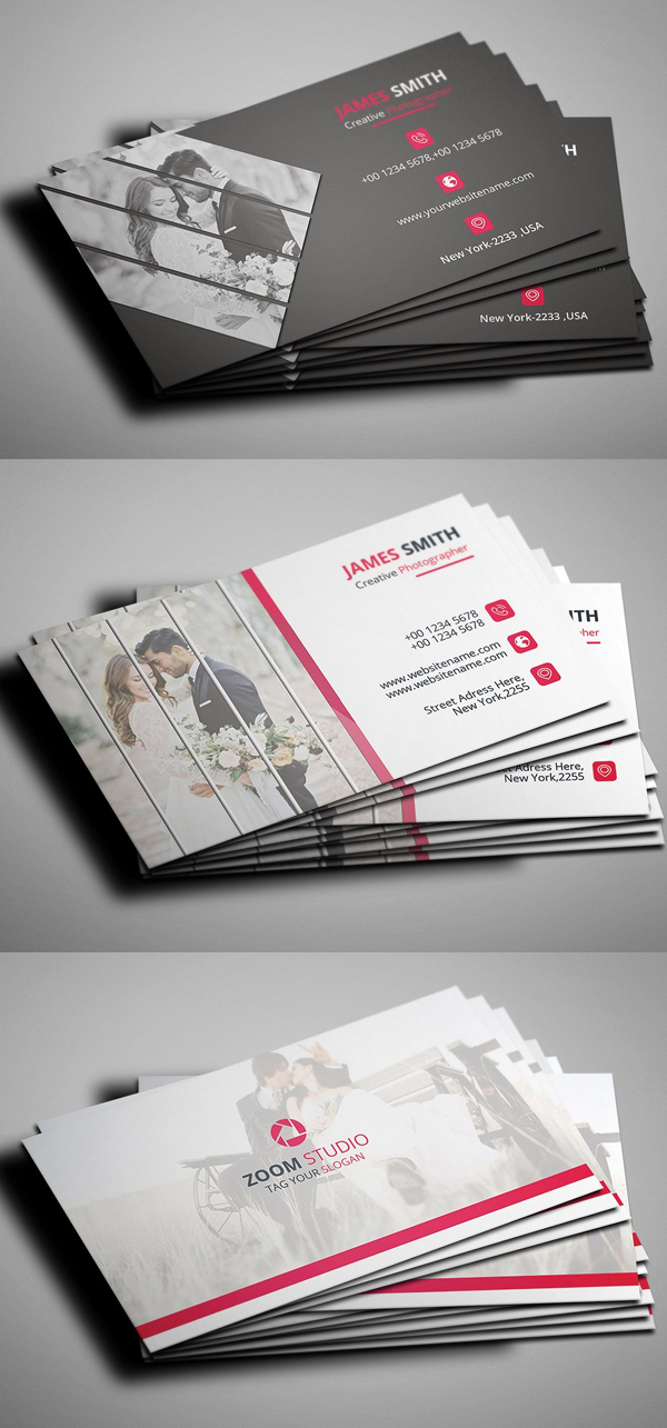 Photography Business Card PSD Template