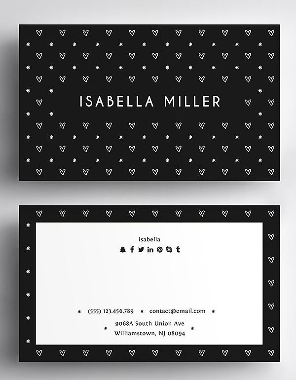 Love Business Card Template