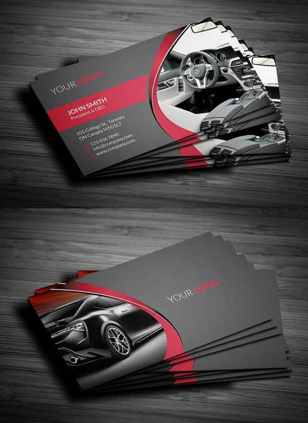 Rent A Car Business Card