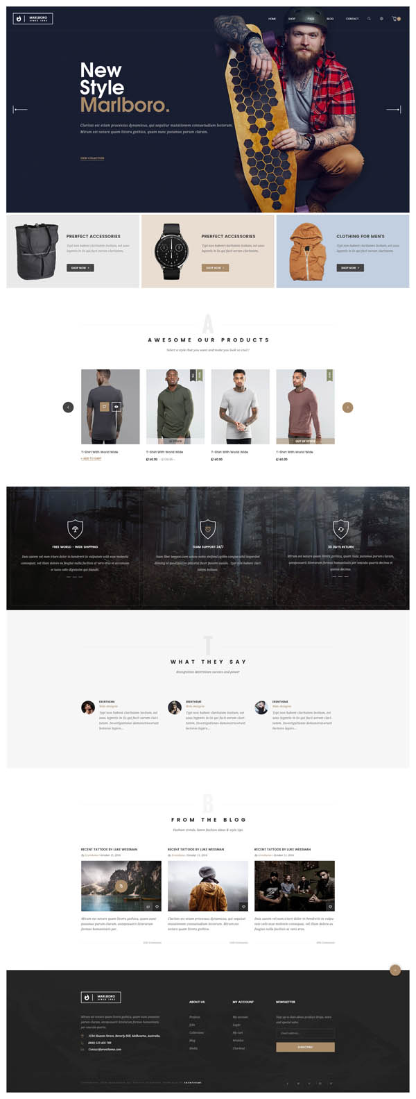 Marlboro : WooCommerce Responsive Fashion Theme