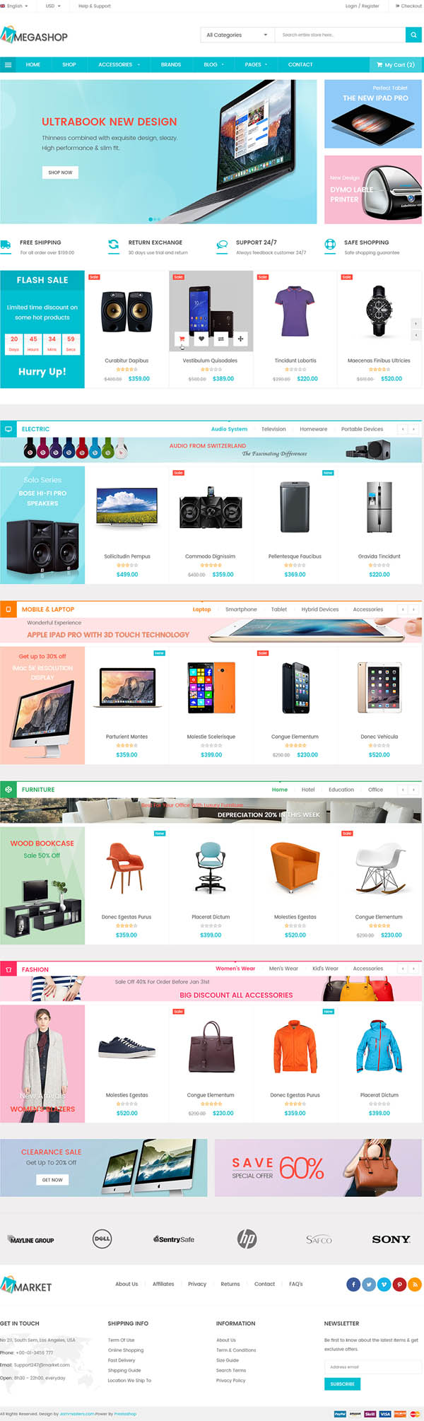 JMS Megashop : Multipurpose Responsive WordPress Theme