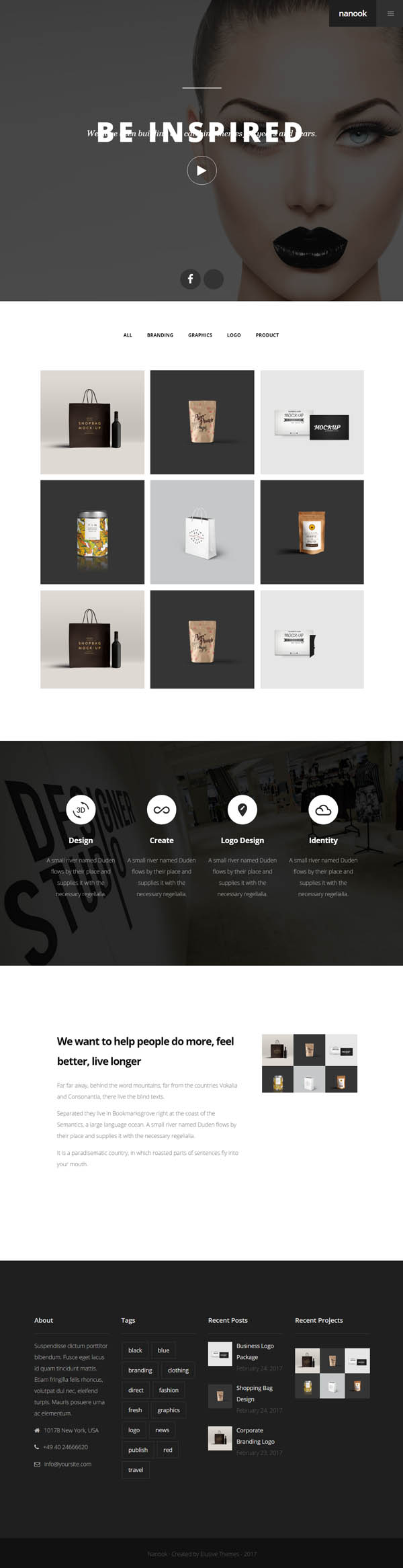 Nanook : Creative Modern Multipurpose WordPress Theme