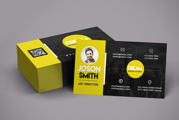 Free PSD Creative Design Studio Business Card Template