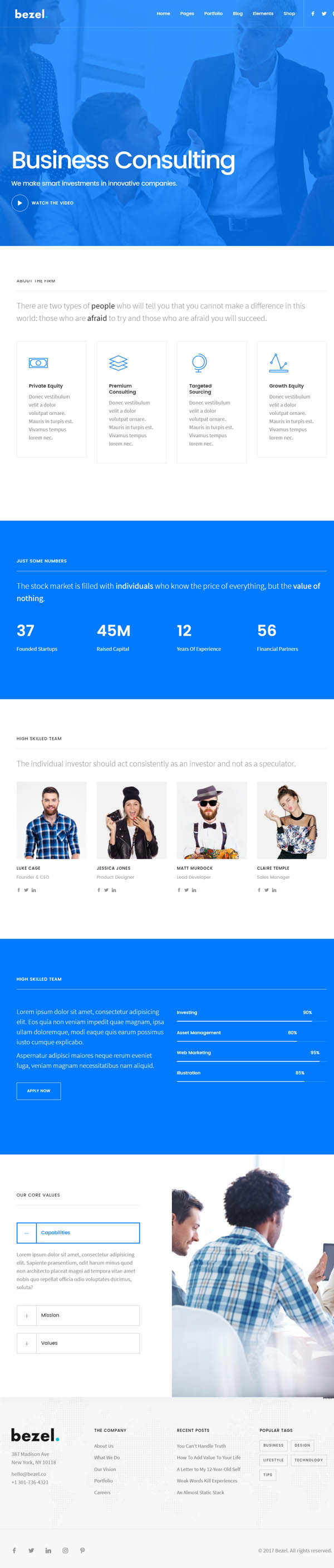 Bezel - Creative Multi-Purpose WordPress Theme