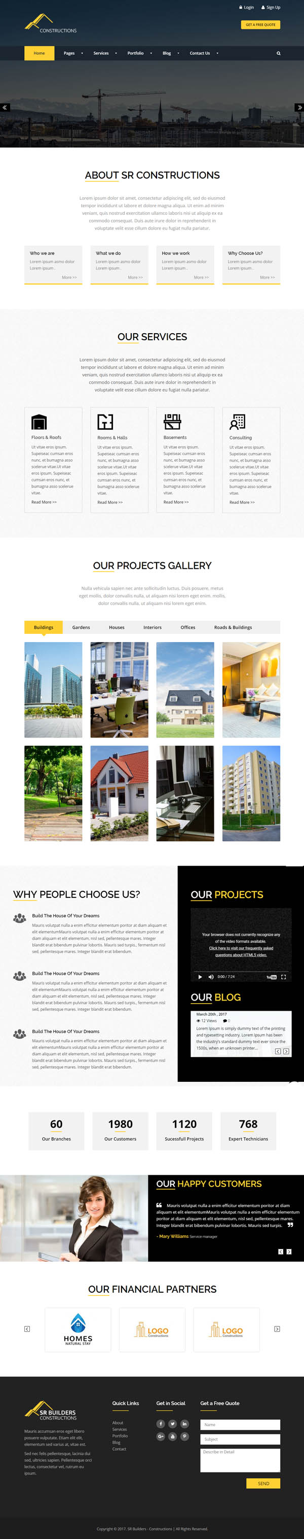 Constructions Business WordPress Theme