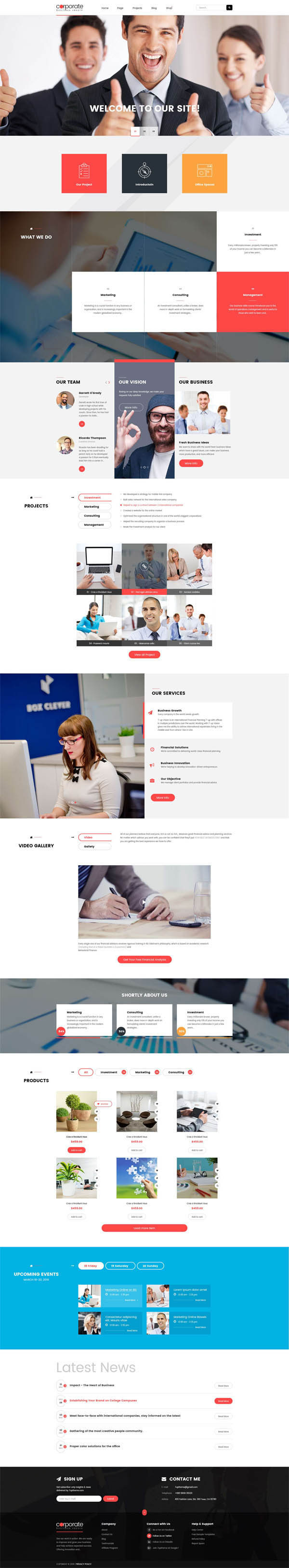 Corporate : Responsive WordPress Theme