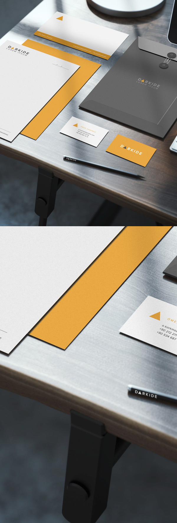 Free Realistic Corporate Identity Mockup