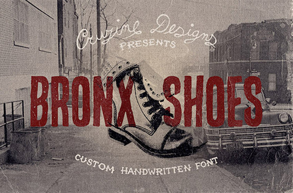 Bronx Shoes Custom Font