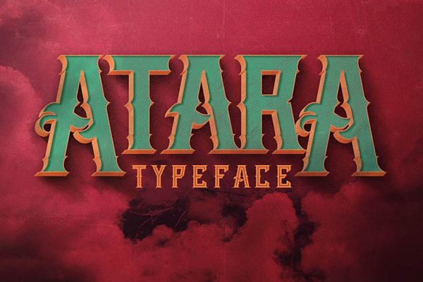 Atara - Vintage Style Font