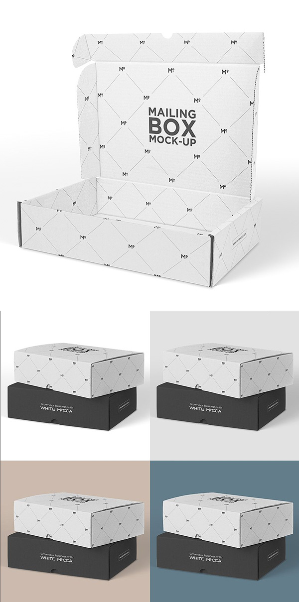 Mailing Box Mock-up