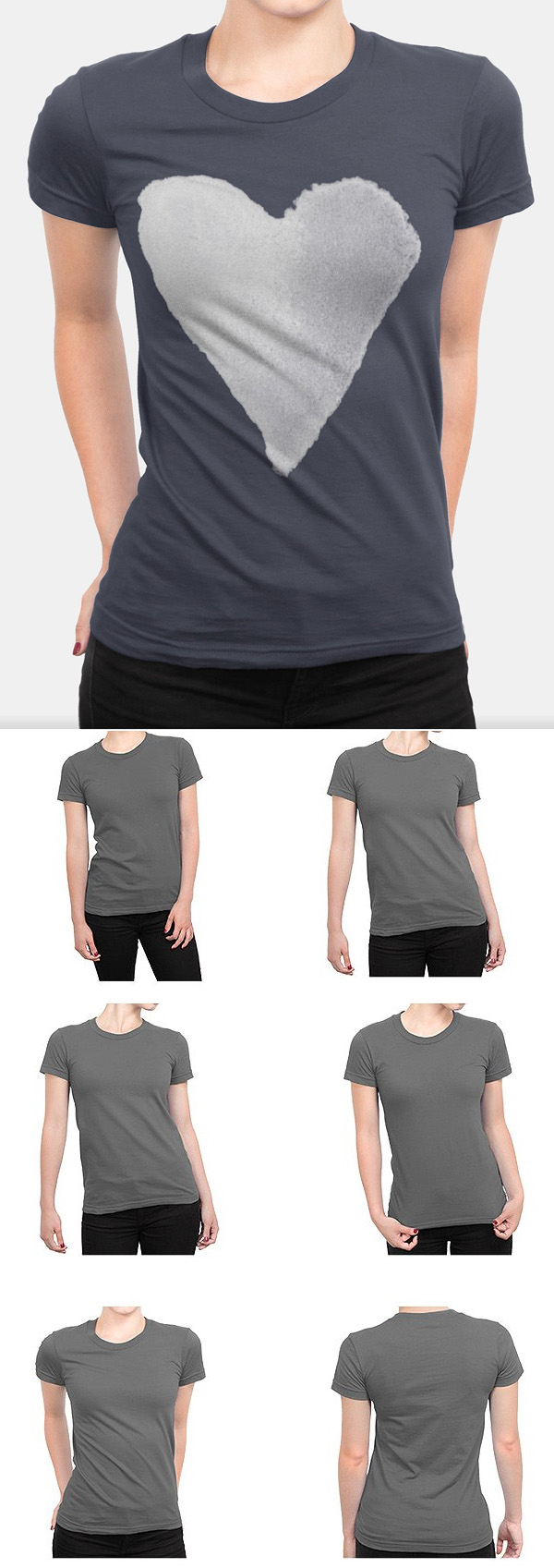 Women's T-Shirt Apparel Mockups