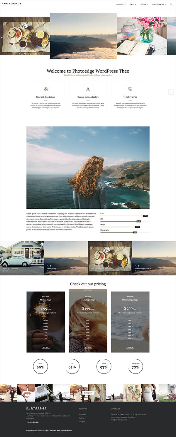 Photoedge - Professional Creative Photography Theme