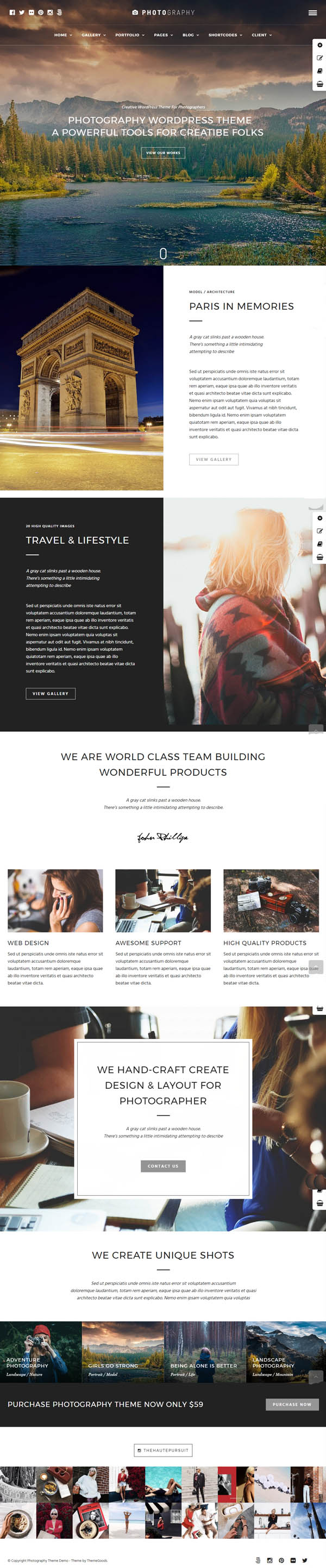 Photography | Responsive Photography Theme