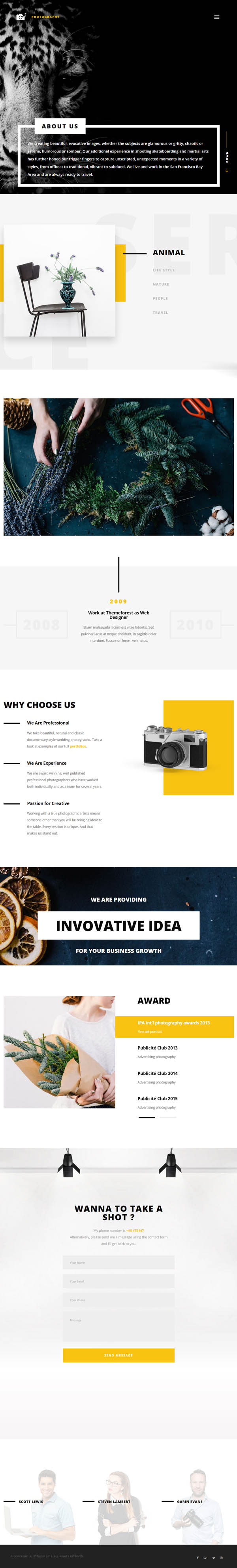 Cephenus - Photography, Portfolio & Gallery WordPress Theme