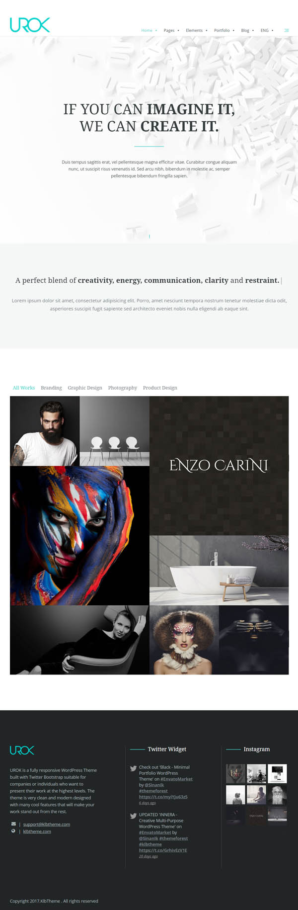 UROK: Responsive Multipurpose WordPress Theme