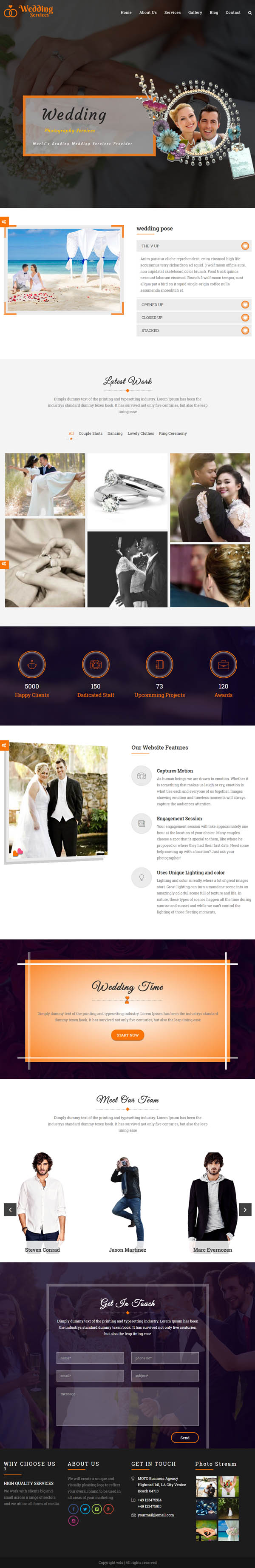 Wedding Services WordPress Theme