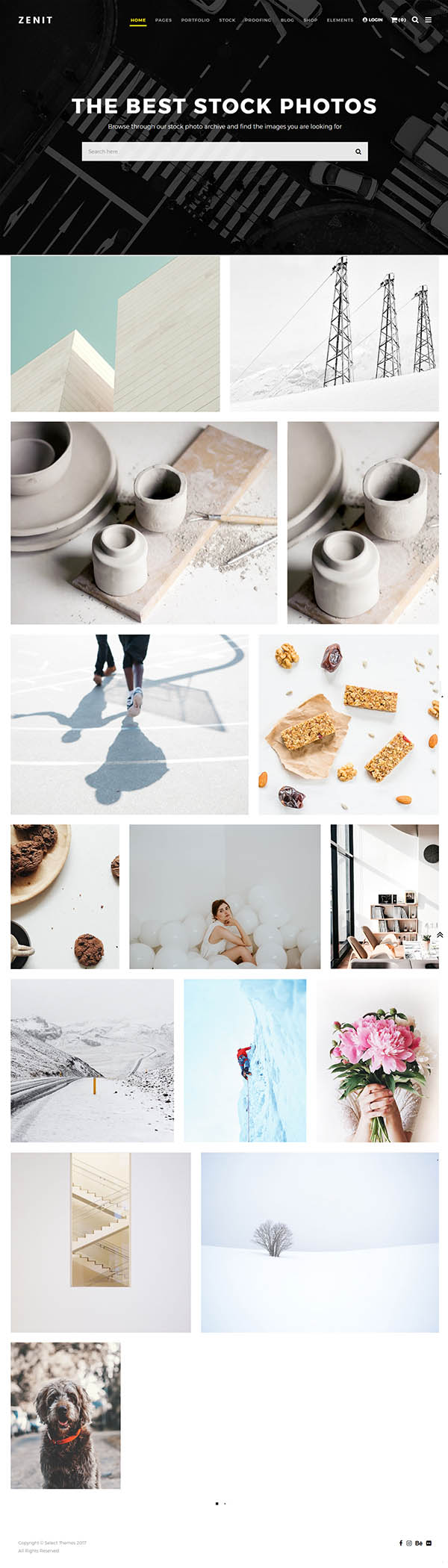 Zenit - A Crisp and Clean Photography Theme