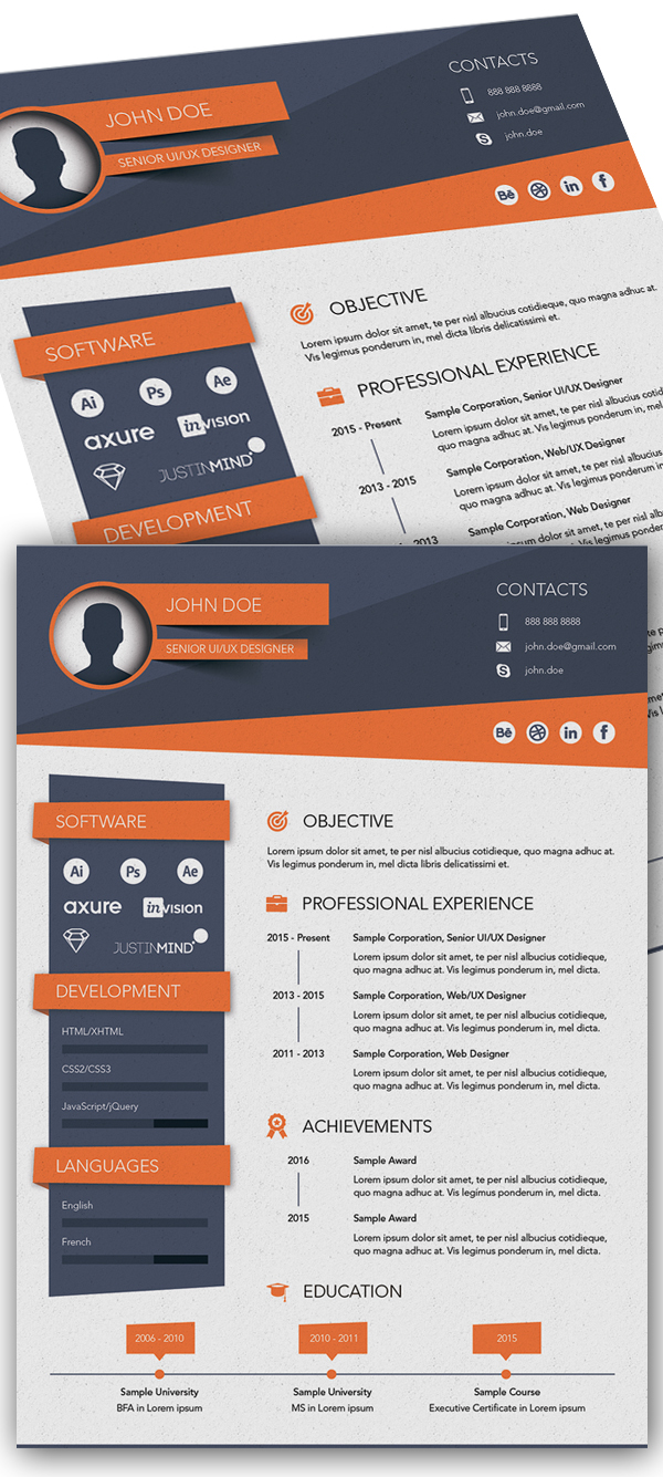 Free CV/Resume Template