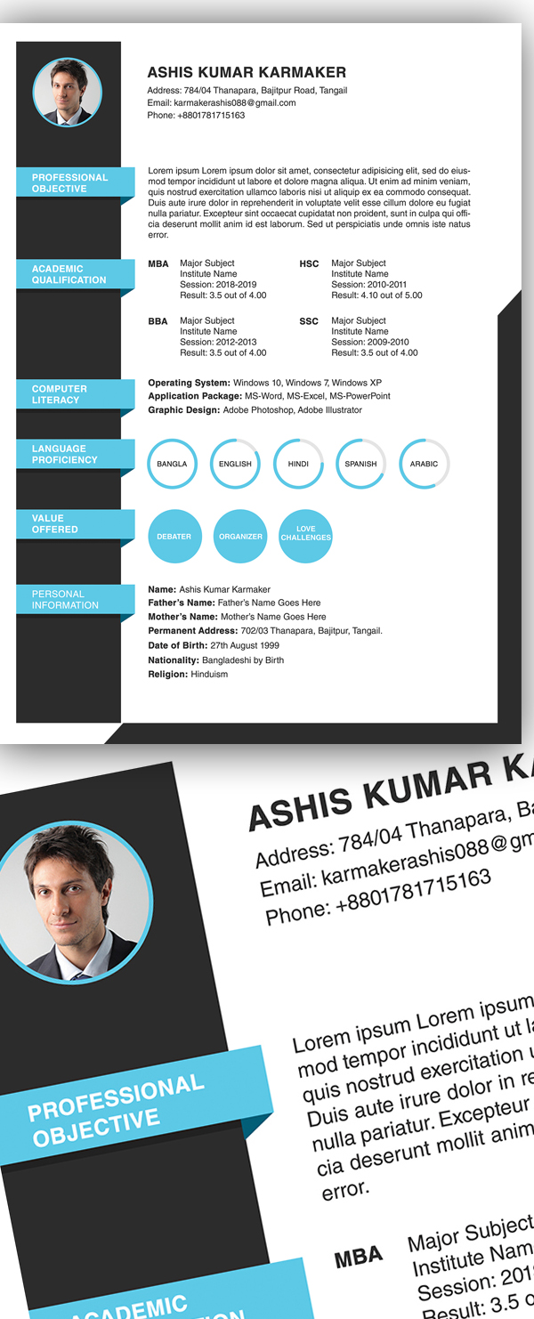 Free Simle Resume Template