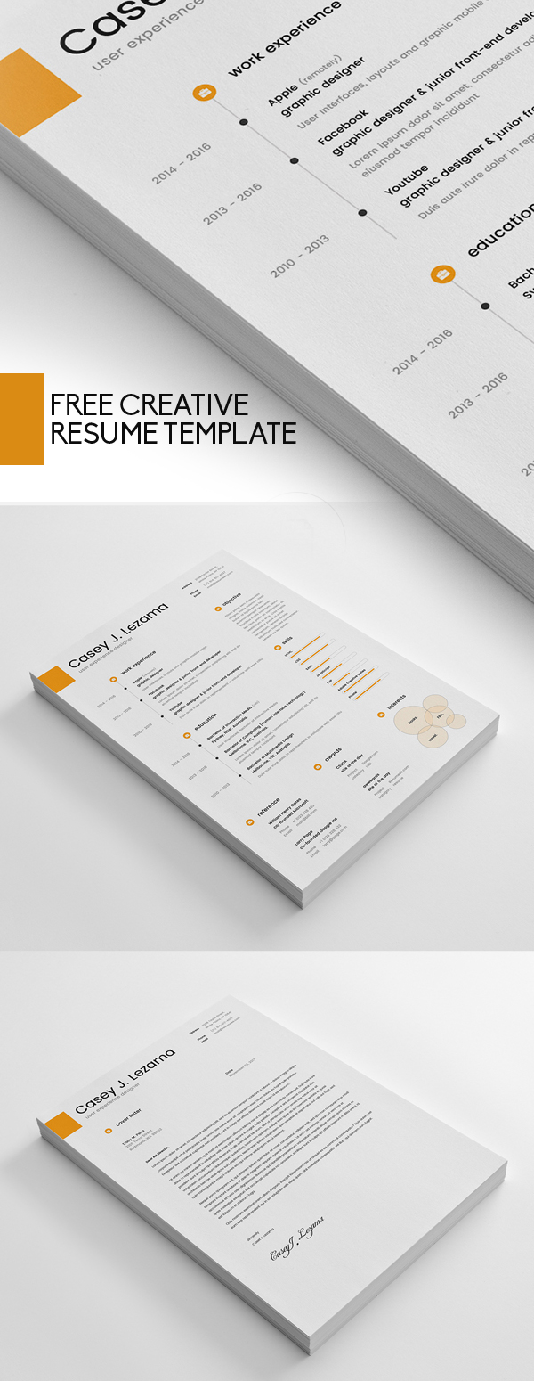 Free Creative Resume Template