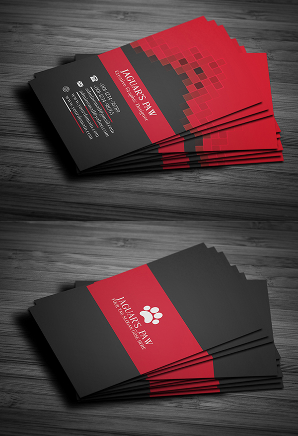 26 Modern Free Business Cards PSD Templates - 25