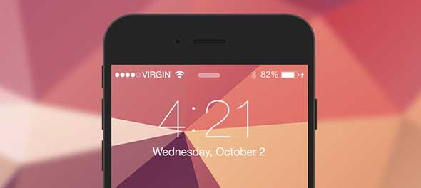 IPHONE6 FLAT MOCKUP