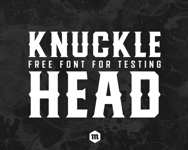 KnuckleheadFree Font