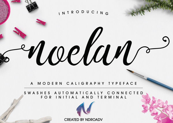 Noelan Script Free Font