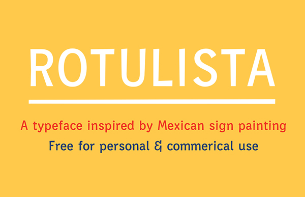 Rotulista Free Font