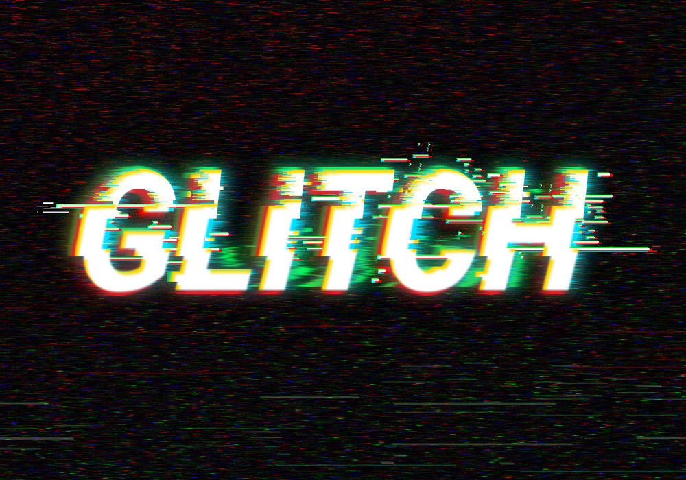 Digital Glitch Text Effect