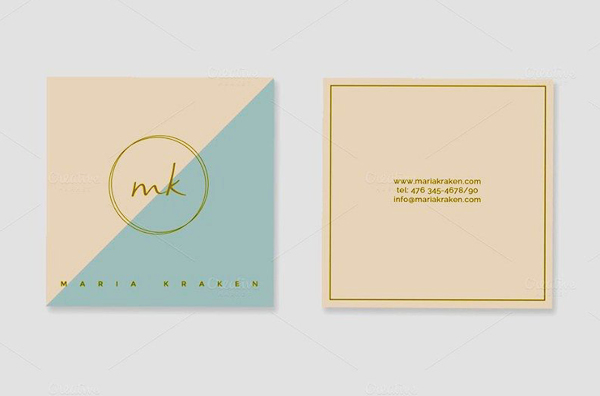 Mini Pre-Made Business Card Template