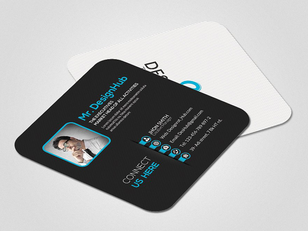 Mini Social Business Card Template