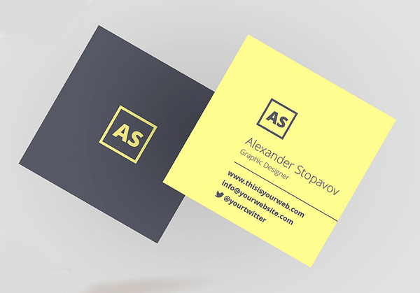 Square Executive - Business Card