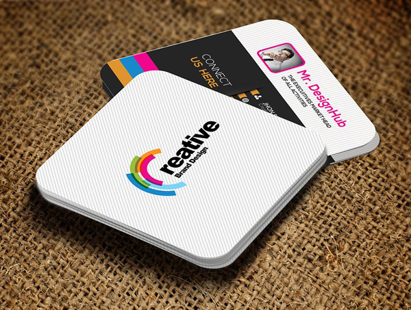 Mini Social Business Card Template