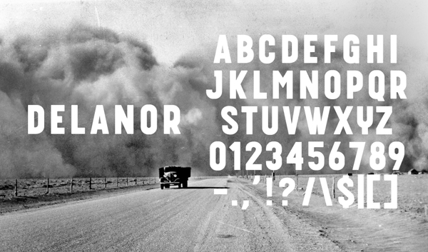 Delanor Free Font