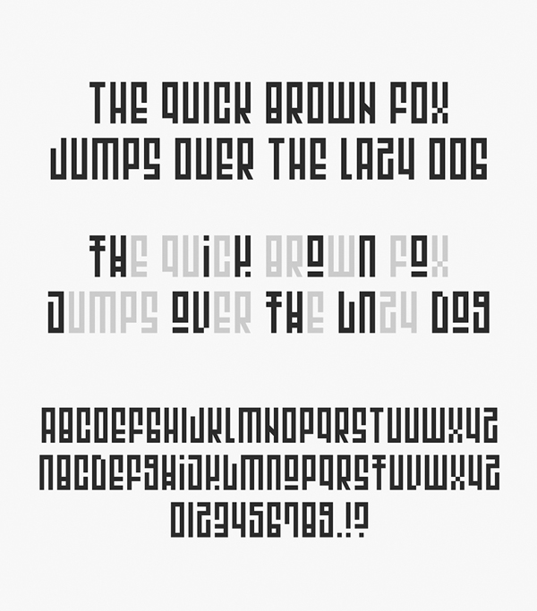 Escape Font Letters