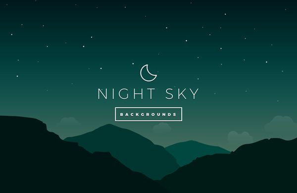 Night Sky Vector Backgrounds