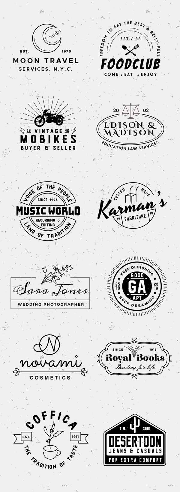 Vintage Logo Templates