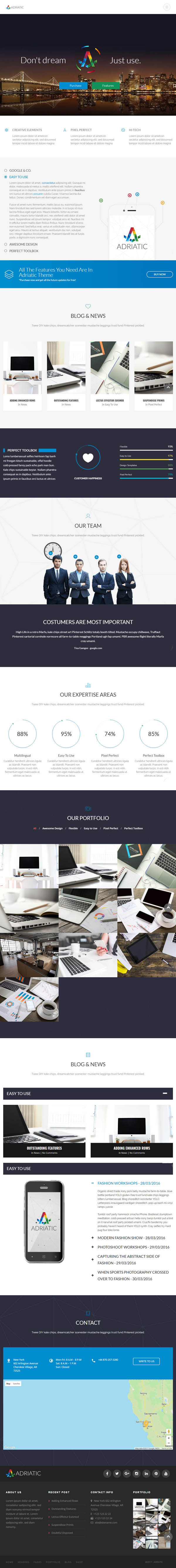 Adriatic : Responsive Multi-Purpose Theme