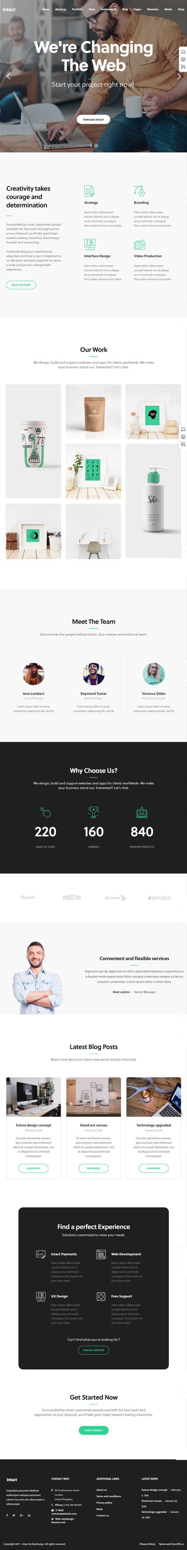 Intact : Premium Multi-Purpose WordPress Theme