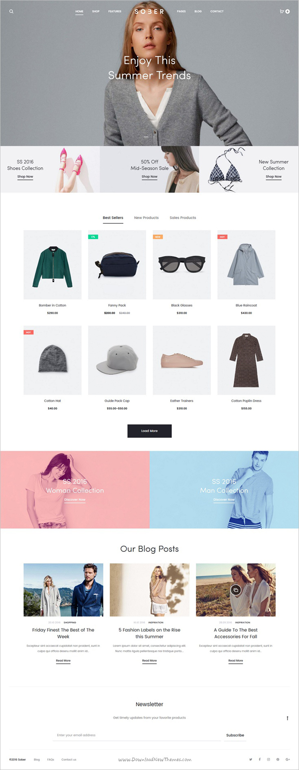 Sober - WooCommerce WordPress Theme