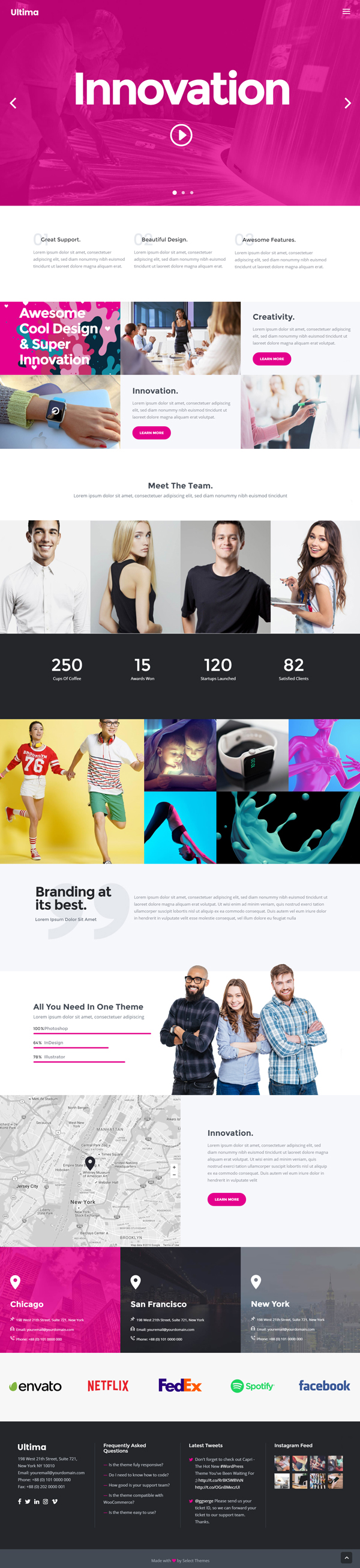 Ultima - A Multi-Purpose WordPress Theme