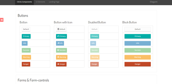 Elegant Bootstrap Skin