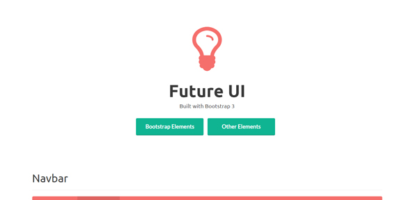 Future UI Bootstrap Skin