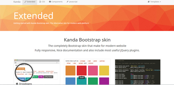 Kanda Bootstrap skin